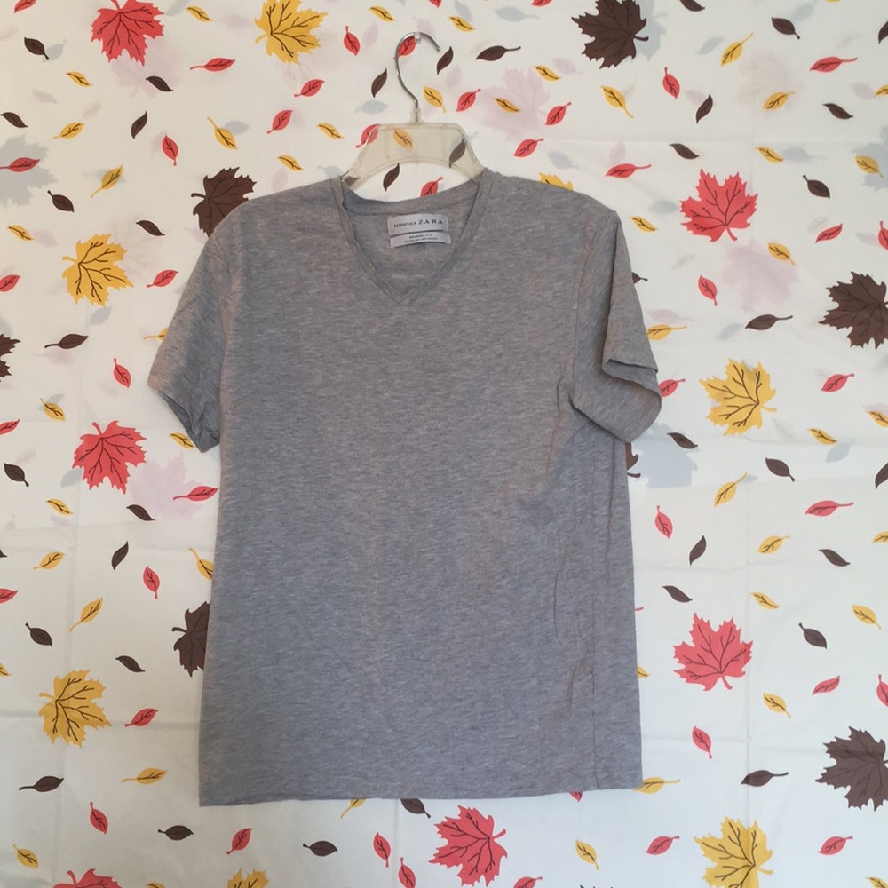 Lot of 2 Man's Shirts American Rag Zara - Picture 1 of 4